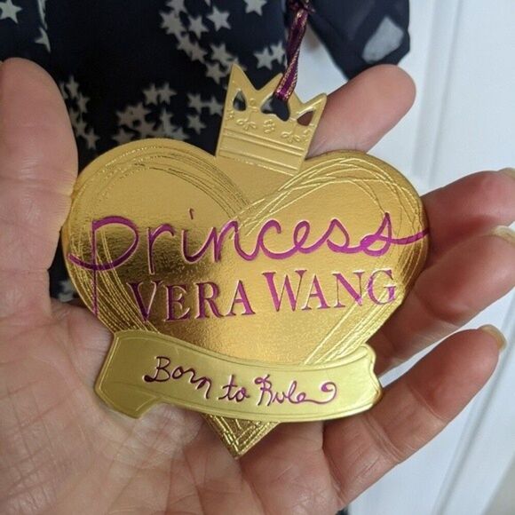 5/$55 Princess Vera Wang stars dress - sheer, lined - NWT - 4th of July - 11 - Picture 7 of 10